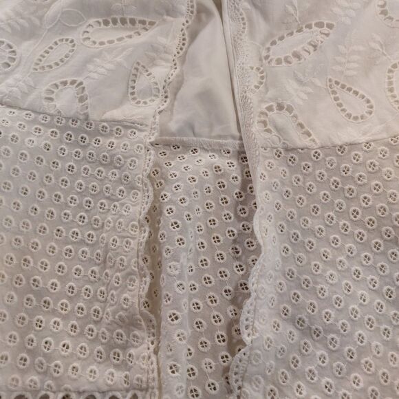 SALONI Olivia Midi Dress in French White Lace - Picture 12 of 14